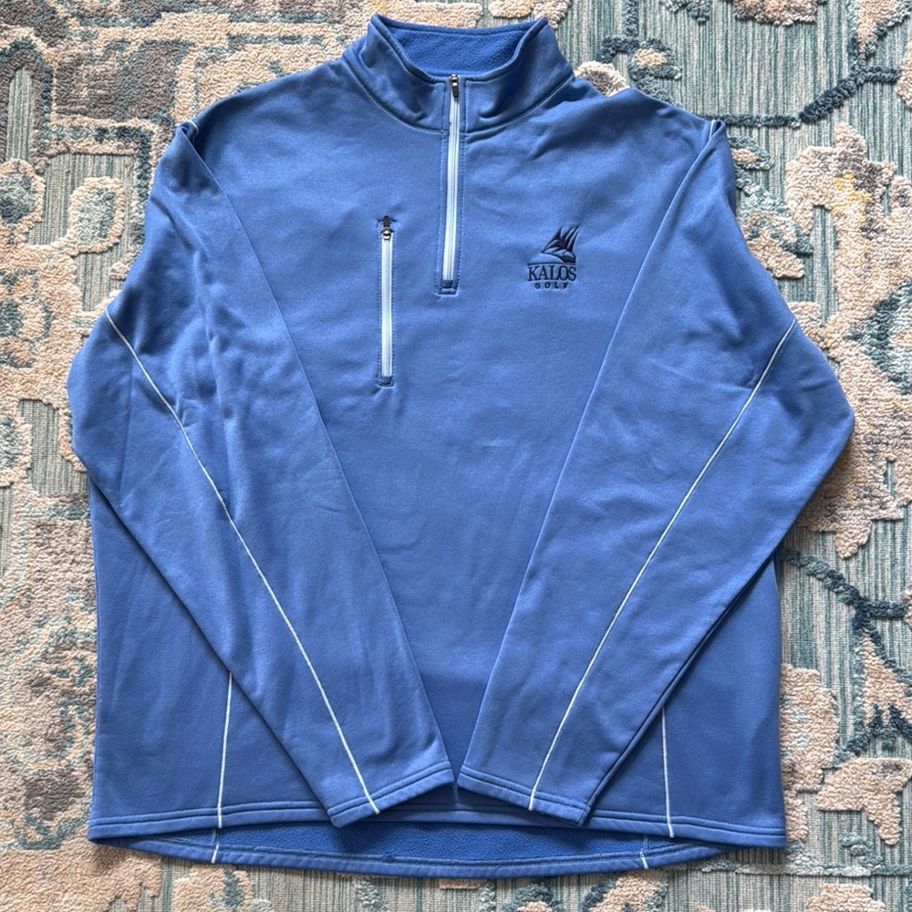 Peter Millar Women's Blue Quarter-Zip Sweatshirt